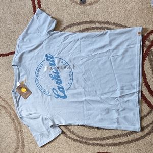 Carhartt Lt Blue Tee Women's Med